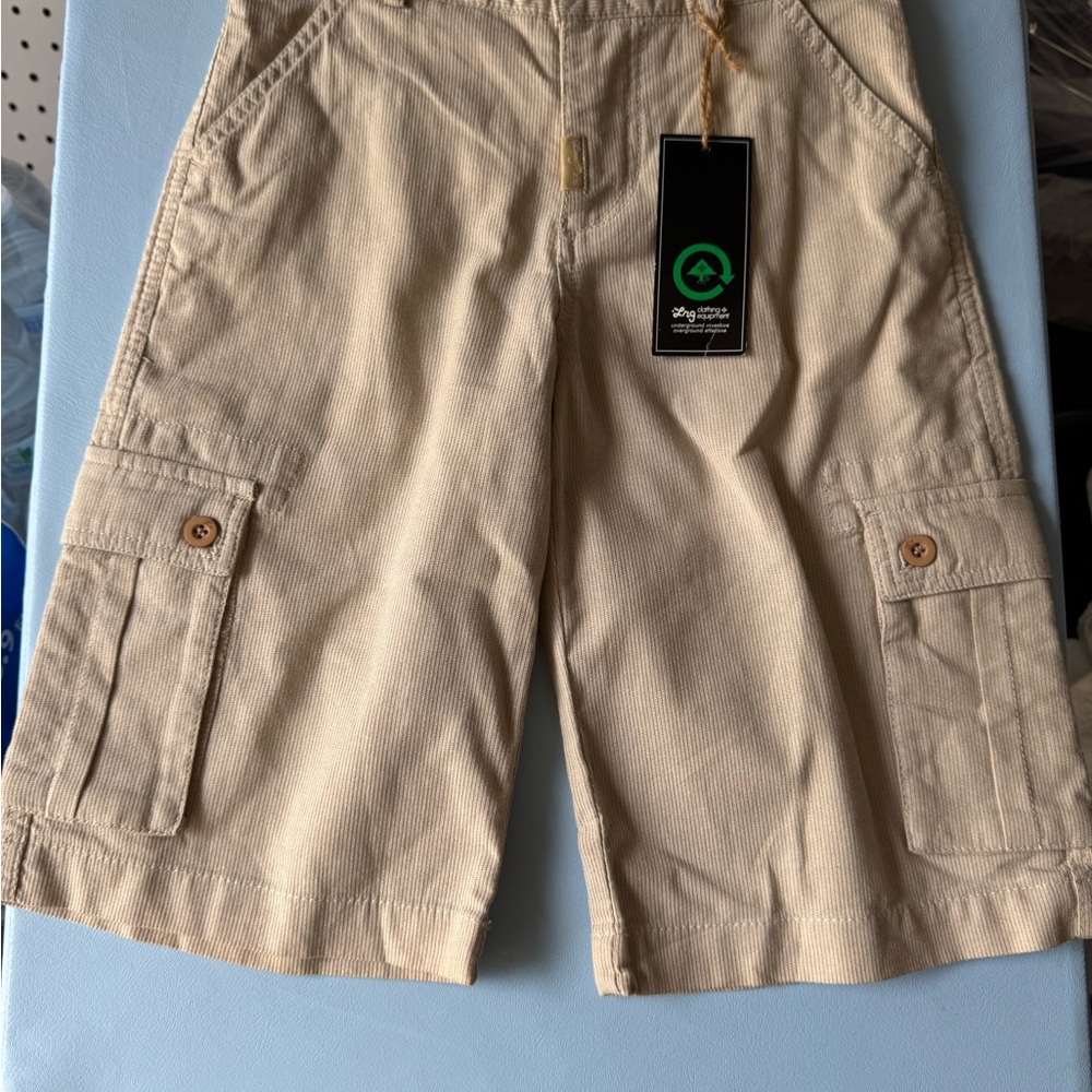 LRG Tan Cargo Shorts for Men
